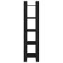 Estantería/divisor de espacios madera pino negro 41x35x160 cm en Librerías y estanterías | Comprar online en Foru.es