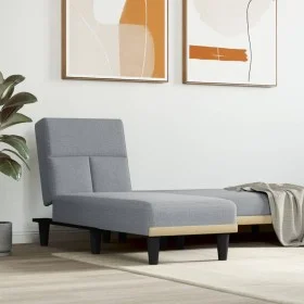 Sofá diván de tela gris claro de vidaXL, Divanes - Ref: Foro24-352816, Precio: 150,27 €, Descuento: %