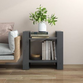 Estantería/divisor de espacios madera pino gris 60x35x57 cm en Librerías y estanterías | Comprar online en Foru.es