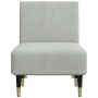 Sofá diván de terciopelo gris claro de vidaXL, Divanes - Ref: Foro24-352802, Precio: 152,30 €, Descuento: %