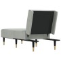 Sofá diván de terciopelo gris claro de vidaXL, Divanes - Ref: Foro24-352802, Precio: 152,30 €, Descuento: %