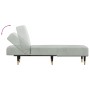 Sofá diván de terciopelo gris claro de vidaXL, Divanes - Ref: Foro24-352802, Precio: 152,30 €, Descuento: %