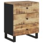 Mesita de noche madera mango madera contrachapada 50x33x62 cm de vidaXL, Mesitas de noche - Ref: Foro24-350660, Precio: 150,4...
