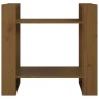 Estantería/divisor de espacios pino marrón miel 60x35x57 cm en Librerías y estanterías | Comprar online en Foru.es