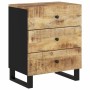 Mesita de noche madera mango madera contrachapada 50x33x62 cm de vidaXL, Mesitas de noche - Ref: Foro24-350660, Precio: 150,4...