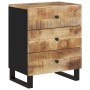 Mesita de noche madera mango madera contrachapada 50x33x62 cm de vidaXL, Mesitas de noche - Ref: Foro24-350660, Precio: 150,4...