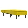 Sofá diván de terciopelo amarillo de vidaXL, Divanes - Ref: Foro24-352839, Precio: 132,70 €, Descuento: %