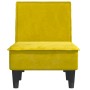 Sofá diván de terciopelo amarillo de vidaXL, Divanes - Ref: Foro24-352839, Precio: 126,32 €, Descuento: %