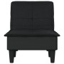 Sofá diván de tela negro de vidaXL, Divanes - Ref: Foro24-352842, Precio: 159,32 €, Descuento: %