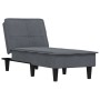 Sofá diván de terciopelo gris oscuro de vidaXL, Divanes - Ref: Foro24-352845, Precio: 136,95 €, Descuento: %
