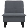 Sofá diván de terciopelo gris oscuro de vidaXL, Divanes - Ref: Foro24-352845, Precio: 136,95 €, Descuento: %