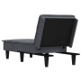 Sofá diván de terciopelo gris oscuro de vidaXL, Divanes - Ref: Foro24-352845, Precio: 136,95 €, Descuento: %
