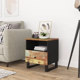 Bedside table solid recycled wood and plywood by vidaXL, Nightstands - Ref: Foro24-350652, Price: 86,29 €, Discount: %