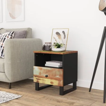 Bedside table solid recycled wood and plywood by vidaXL, Nightstands - Ref: Foro24-350652, Price: 86,29 €, Discount: %