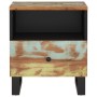 Mesita de noche madera maciza reciclada y madera contrachapada de vidaXL, Mesitas de noche - Ref: Foro24-350652, Precio: 83,0...