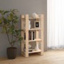 Estantería/divisor de espacios madera maciza 60x35x125 cm en Librerías y estanterías | Comprar online en Foru.es