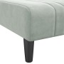 Sofá diván de terciopelo gris claro de vidaXL, Divanes - Ref: Foro24-352826, Precio: 153,04 €, Descuento: %