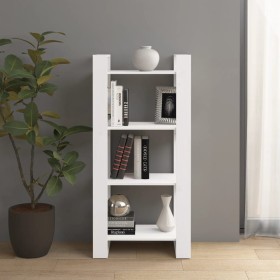Estantería/divisor espacios madera maciza blanco 60x35x125 cm en Librerías y estanterías | Comprar online en Foru.es