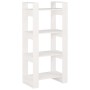 Estantería/divisor espacios madera maciza blanco 60x35x125 cm en Librerías y estanterías | Comprar online en Foru.es