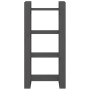 Estantería/divisor de espacios madera maciza gris 60x35x125 cm en Librerías y estanterías | Comprar online en Foru.es