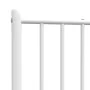 Kopfteil aus weißem Metall, 107 cm von vidaXL, Kopf- und Fußteile - Ref: Foro24-350961, Preis: 26,62 €, Rabatt: %
