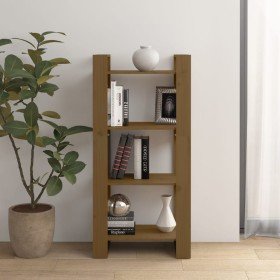 Estantería/divisor de espacios madera marrón miel 60x35x125 cm en Librerías y estanterías | Comprar online en Foru.es