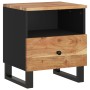Mesita de noche madera maciza acacia y madera contrachapada de vidaXL, Mesitas de noche - Ref: Foro24-350650, Precio: 75,98 €...