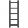 Estantería/divisor de espacios madera maciza gris 60x35x160 cm en Librerías y estanterías | Comprar online en Foru.es