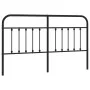 Kopfteil aus schwarzem Metall, 180 cm von vidaXL, Kopf- und Fußteile - Ref: Foro24-352614, Preis: 47,15 €, Rabatt: %