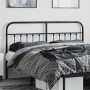Cabecero de metal negro 180 cm de vidaXL, Cabeceros y pies de cama - Ref: Foro24-352614, Precio: 49,72 €, Descuento: %