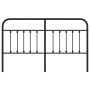 Cabecero de metal negro 180 cm de vidaXL, Cabeceros y pies de cama - Ref: Foro24-352614, Precio: 49,72 €, Descuento: %