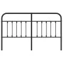 Kopfteil aus schwarzem Metall, 180 cm von vidaXL, Kopf- und Fußteile - Ref: Foro24-352614, Preis: 47,15 €, Rabatt: %