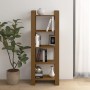 Estantería/divisor espacios madera marrón miel 60x35x160 cm en Librerías y estanterías | Comprar online en Foru.es