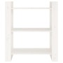 Estantería/divisor de espacios madera pino blanco 80x35x91 cm en Librerías y estanterías | Comprar online en Foru.es
