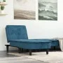 Sofá diván de terciopelo azul de vidaXL, Divanes - Ref: Foro24-352843, Precio: 154,09 €, Descuento: %