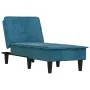 Sofá diván de terciopelo azul de vidaXL, Divanes - Ref: Foro24-352843, Precio: 154,09 €, Descuento: %