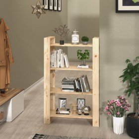 Estantería/divisor de espacios madera maciza pino 80x35x125 cm en Librerías y estanterías | Comprar online en Foru.es