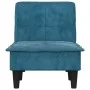 Sofá diván de terciopelo azul de vidaXL, Divanes - Ref: Foro24-352843, Precio: 154,09 €, Descuento: %