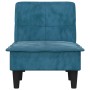 Sofá diván de terciopelo azul de vidaXL, Divanes - Ref: Foro24-352843, Precio: 147,74 €, Descuento: %