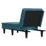 Sofá diván de terciopelo azul de vidaXL, Divanes - Ref: Foro24-352843, Precio: 154,09 €, Descuento: %