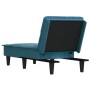 Sofá diván de terciopelo azul de vidaXL, Divanes - Ref: Foro24-352843, Precio: 147,74 €, Descuento: %