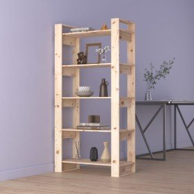 Librero/Biblioteca 80x35x160 cm Madera Maciza en Librerías y estanterías | Comprar online en Foru.es