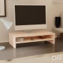 Soporte de monitor madera maciza de pino 50x24x13 cm en Muebles TV | Comprar online en Foru.es