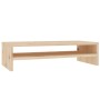 Soporte de monitor madera maciza de pino 50x24x13 cm en Muebles TV | Comprar online en Foru.es