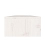 Soporte de monitor madera maciza de pino blanco 50x24x13 cm en Muebles TV | Comprar online en Foru.es