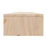 Soporte de monitor madera maciza de pino 100x24x13 cm en Muebles TV | Comprar online en Foru.es