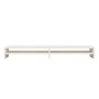 Soporte de monitor madera maciza de pino blanco 100x24x13 cm en Muebles TV | Comprar online en Foru.es
