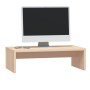 Soporte para monitor madera maciza de pino 50x27x15 cm en Muebles TV | Comprar online en Foru.es