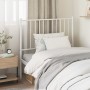 Cabecero de metal blanco 90 cm de vidaXL, Cabeceros y pies de cama - Ref: Foro24-350959, Precio: 25,10 €, Descuento: %