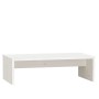 Soporte de monitor madera maciza de pino blanco 50x27x15 cm en Muebles TV | Comprar online en Foru.es